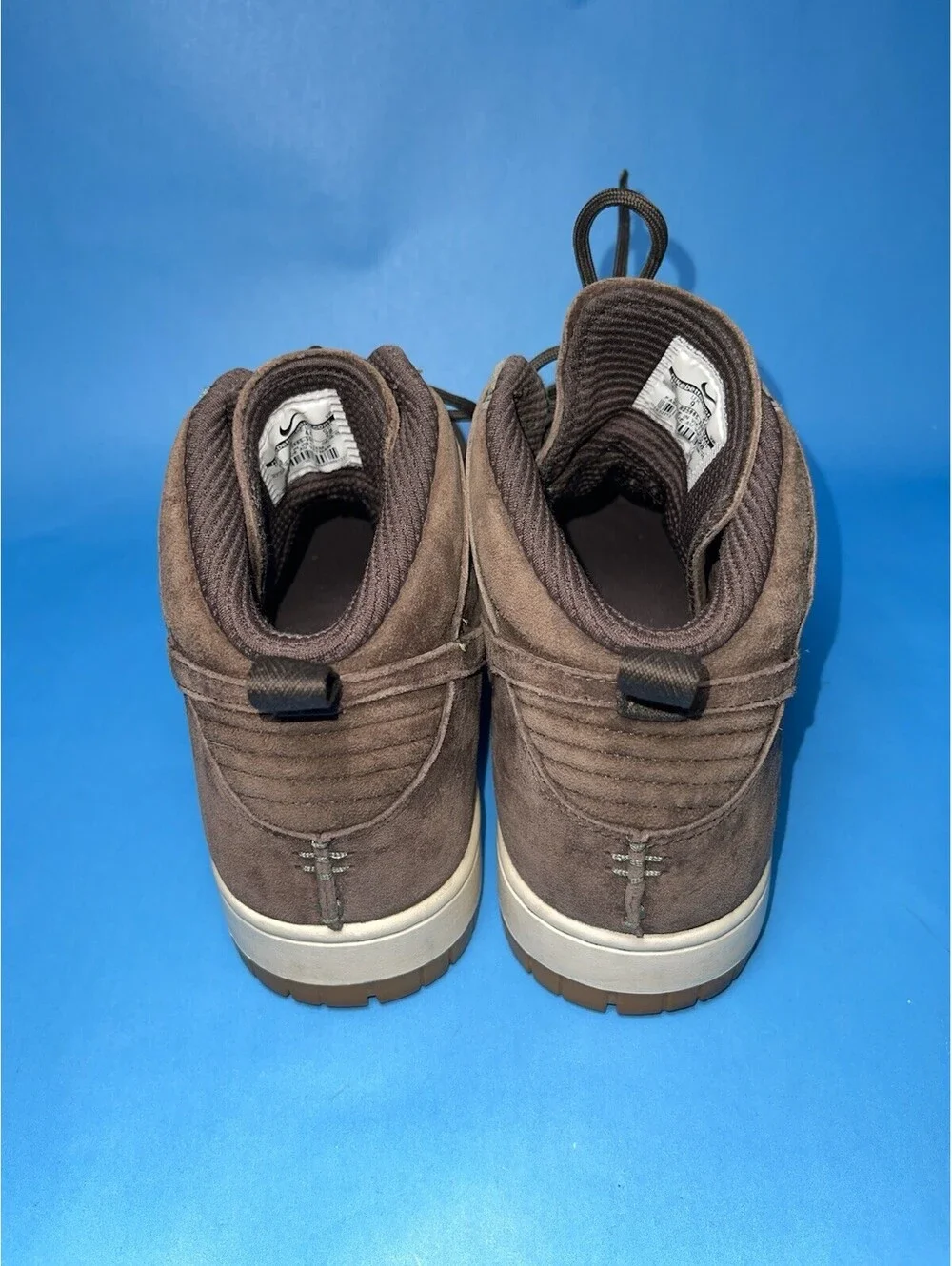 Nike Dunk High Premium 805995-300 Brown Suede Men’s Size 10 Shoes